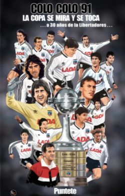 COLO-COLO 91'. LA COPA SE MIRA Y SE TOCA