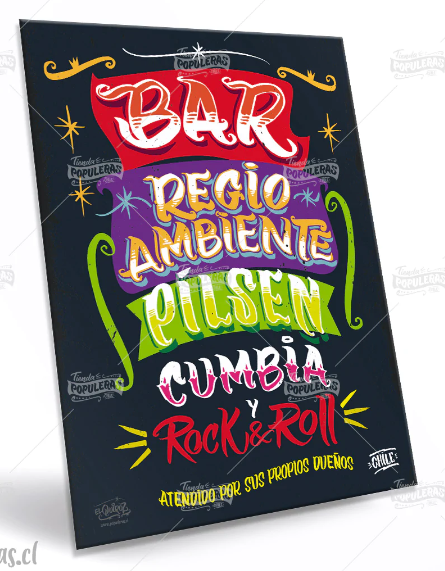CARTEL BAR REGIO AMBIENTE