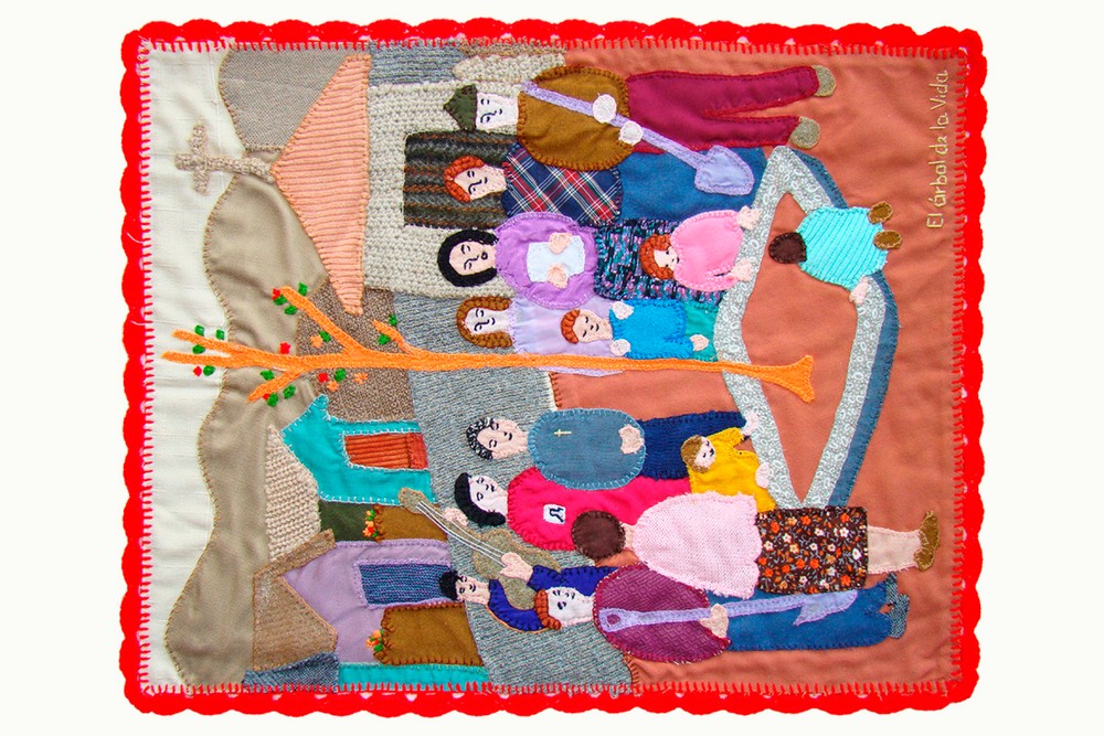 POSTAL EL ARBOL DE LA VIDA (COLECCION ARPILLERAS)