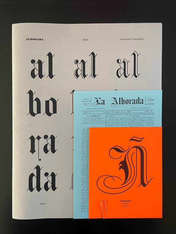 ESPECIMEN TIPOGRAFICO ALBORADA