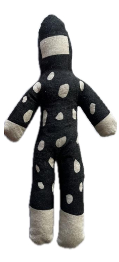 MUÑECO SHOORT NEGRO (18 CMS)