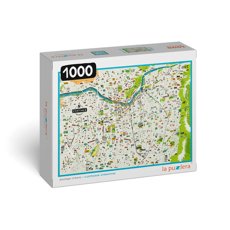 PUZZLE SANTIAGO URBANO 1000 PIEZAS