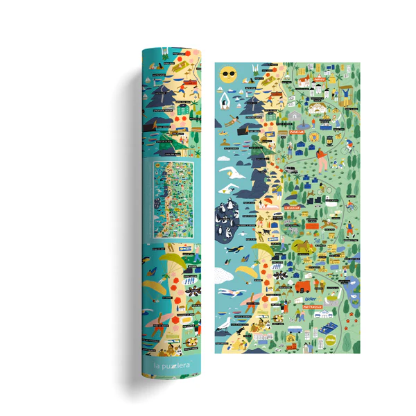 MAPA ILUSTRADO ZAPALLAR / CACHAGUA / MAITENCILLO