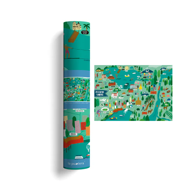 MAPA ILUSTRADO PUERTO VARAS