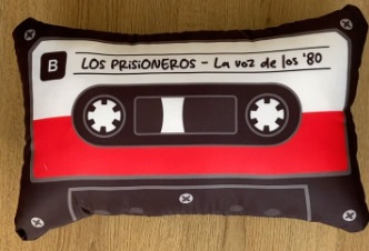 COJIN CASET LA VOZ DE LOS 80