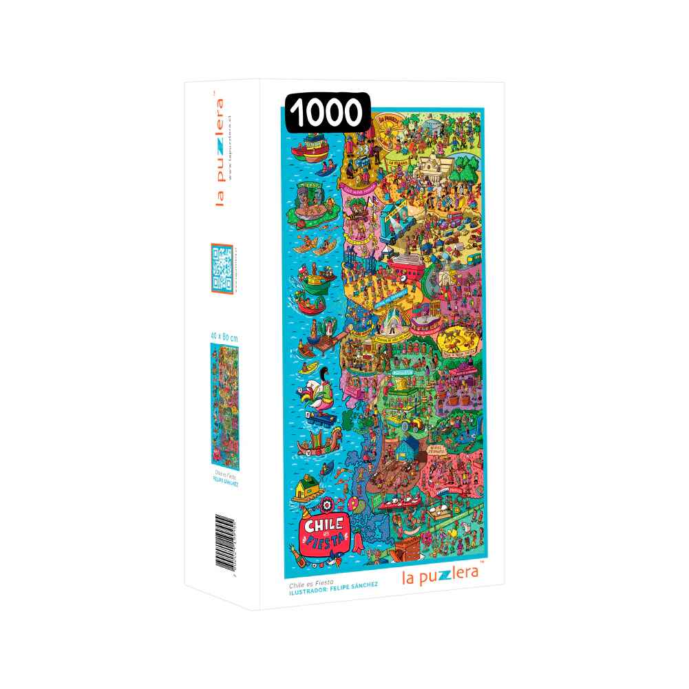 PUZZLE CHILE ES FIESTA (1000 PIEZAS)