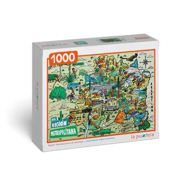 PUZZLE REGION METROPOLITANA (1000 PIEZAS)