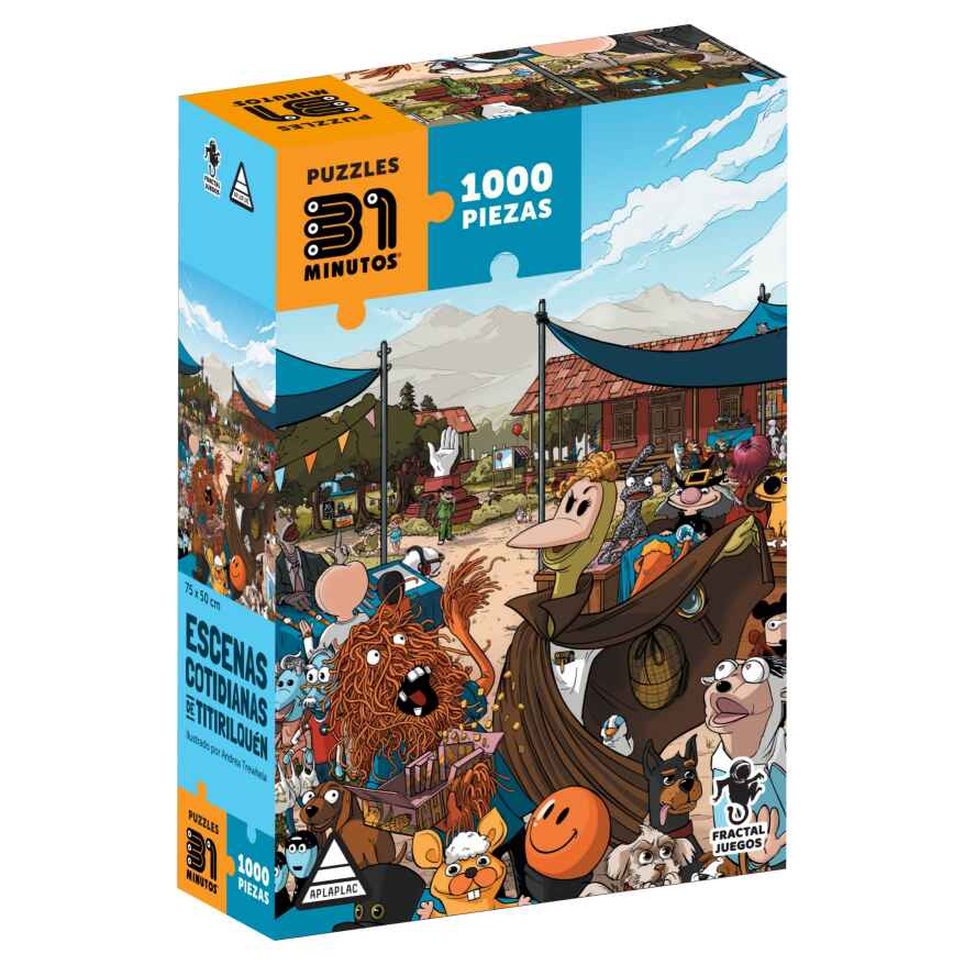 PUZZLE 31M ESCENAS COTIDIANAS DE TITIRILQUEN (1000 PIEZAS)