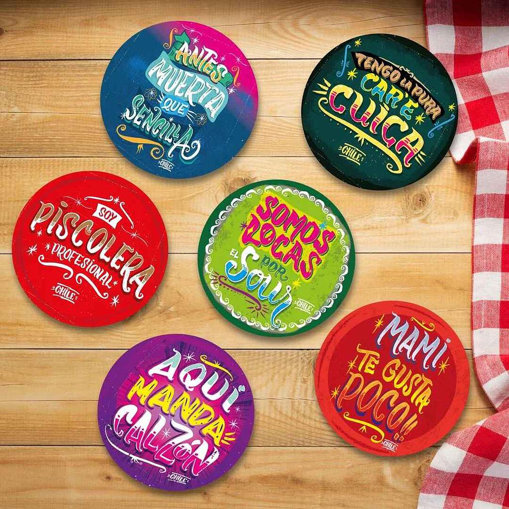 POSAVASOS MUJER POPULAR