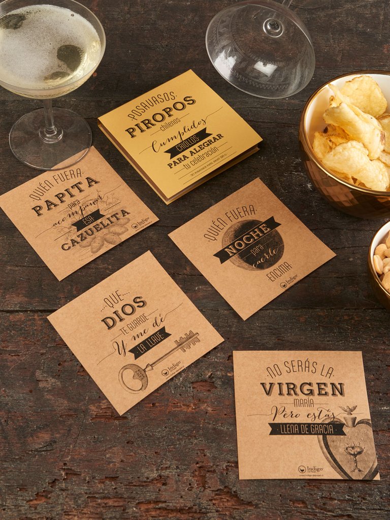 SET POSAVASOS KRAFT PIROPOS