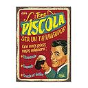 CARTEL GRANDE TOME PISCOLA SEA UN TRIUNFADOR (35 x 25)