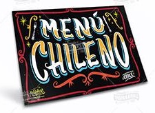 CARTEL MINI MENU CHILENO (25 x 18) 