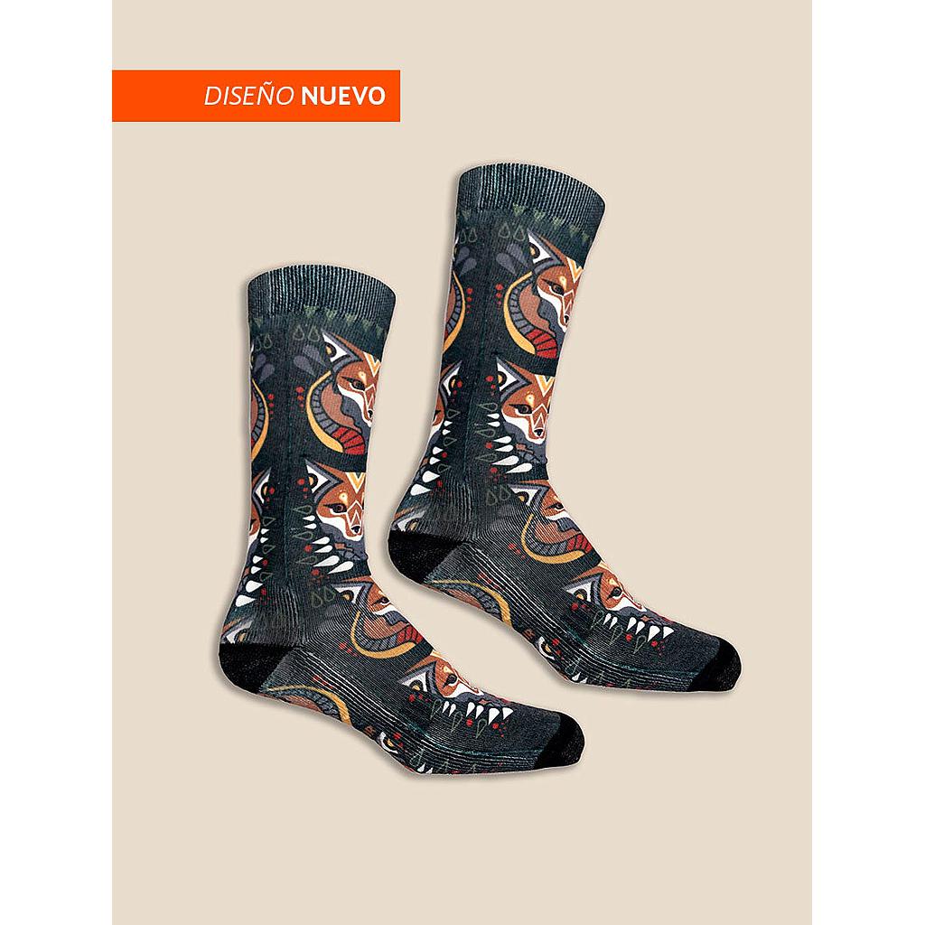 CALCETINES ZORRO CULPEO NEGRO