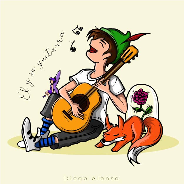 EL Y SU GUITARRA