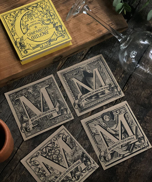 SET POSAVASOS KRAFT COMPARATIVO CHILENO