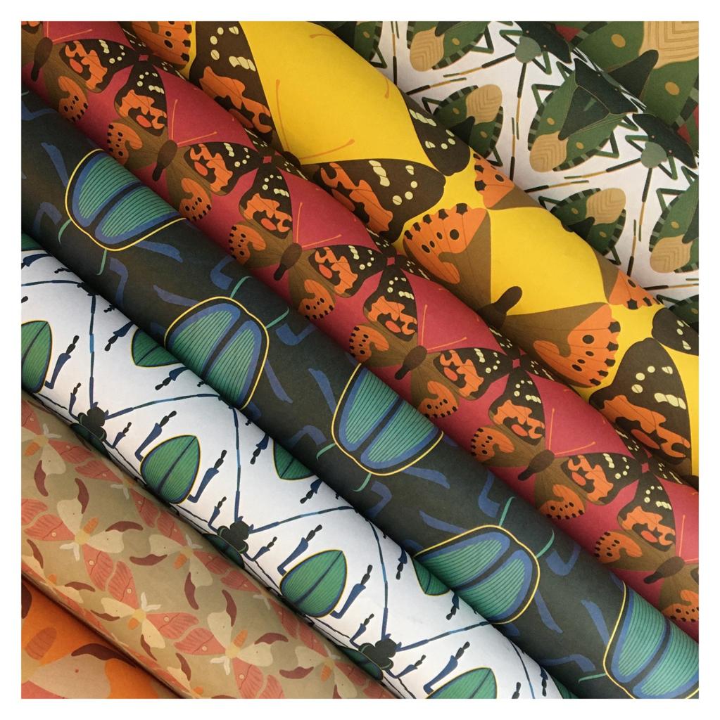 PAPEL DE REGALO INSECTOS