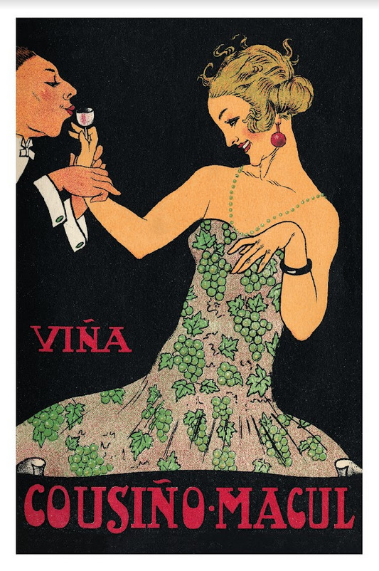 POSTAL NOSTALGIA NACIONAL CARTEL COMERCIAL VIÑA COUSIÑO MACUL