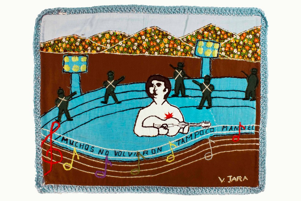 POSTAL ASESINATO DE VICTOR JARA (COLECCION ARPILLERAS)