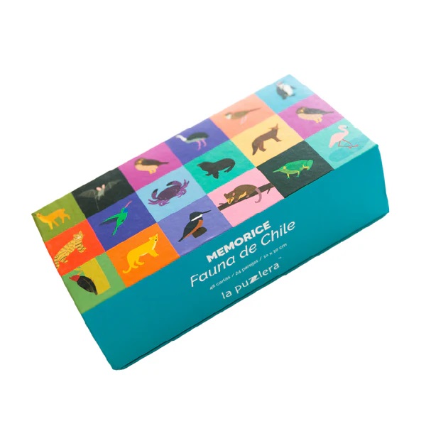 MEMORICE FAUNA DE CHILE 48 PIEZAS