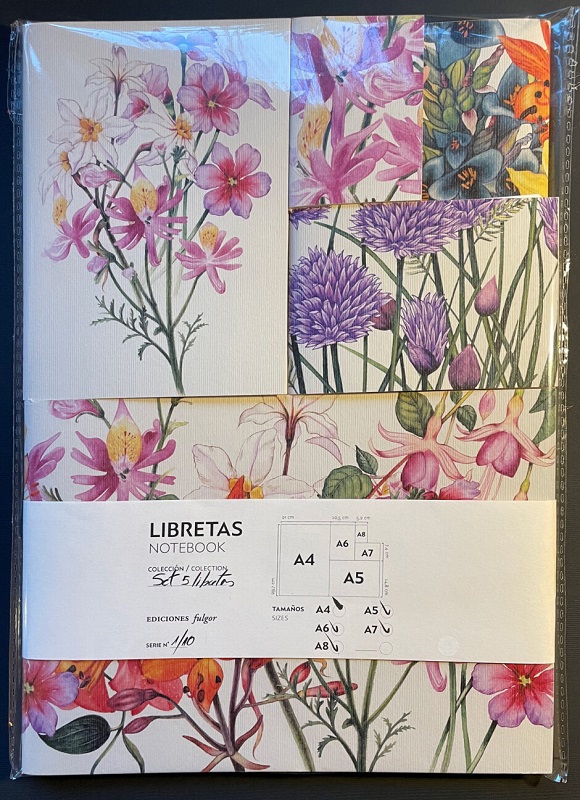 SET DE LIBRETAS FLORES NATIVAS