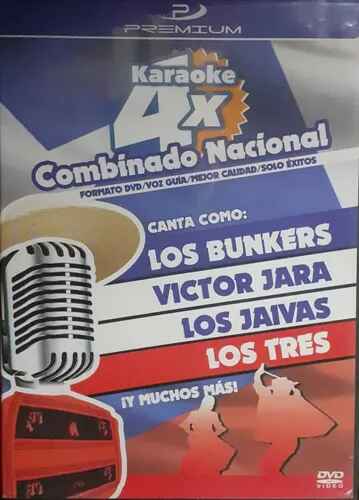 KARAOKE 4X COMBINADO NACIONAL (DVD)