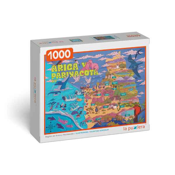 PUZZLE REGION DE ARICA Y PARINACOTA (1000 PIEZAS)
