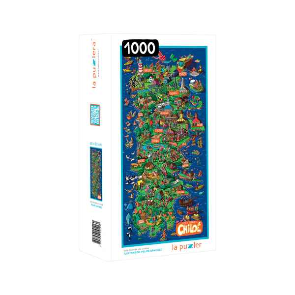 PUZZLE MAPA CHILOE (1000 PIEZAS)