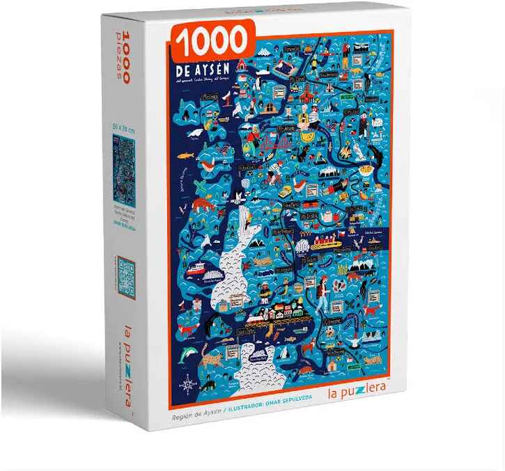 PUZZLE REGION DE AYSEN (1000 PIEZAS)