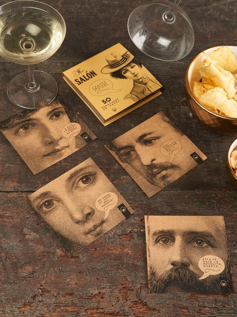 SET POSAVASOS KRAFT DE SALON