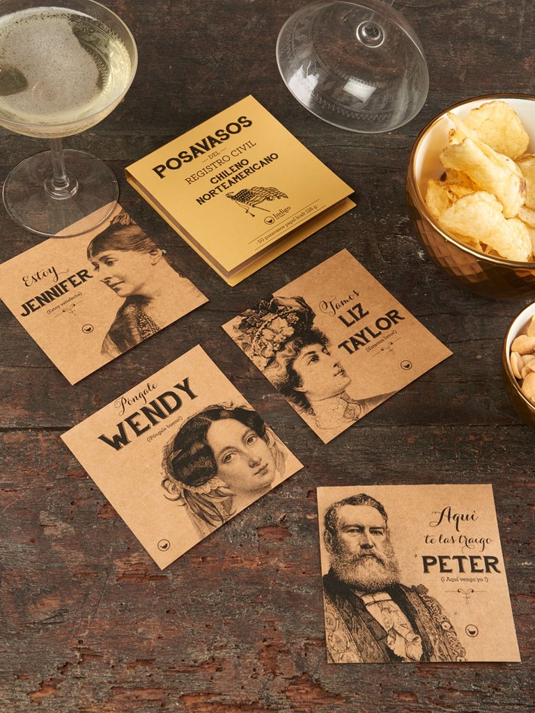 SET POSAVASOS KRAFT REGISTRO CIVIL