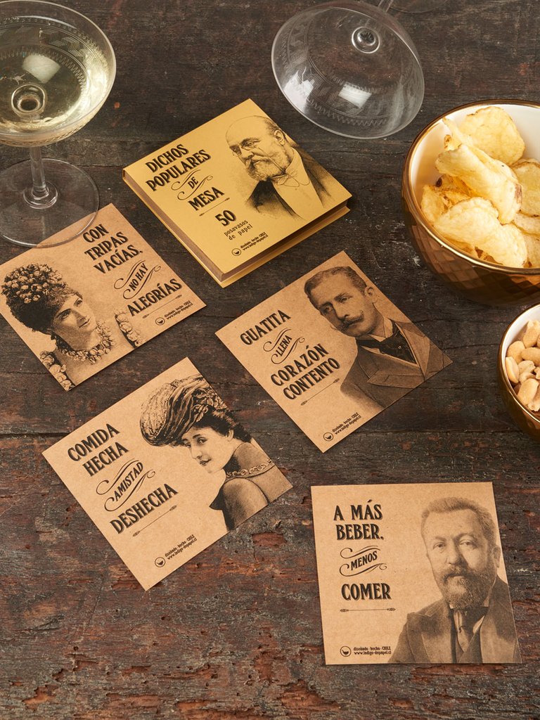 SET POSAVASOS KRAFT DICHOS POPULARES