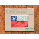 STICKER BANDERA DE CHILE